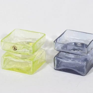 Riihimäen lasi Pala maljakot, koko 2/6, 2 kpl, suunnittelija Helena Tynell, koko 2/6