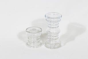 Riihimäen lasi Carmen kääntömaljakot, eri kokoja, 2 kpl, suunnittelija Tamara Aladin, eri kokoja