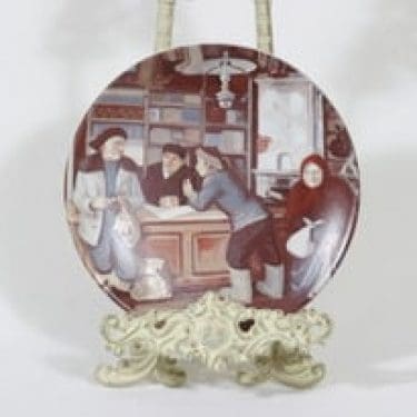 Arabia seinälautanen, Laitila 1936, suunnittelija , Laitila 1936, serikuva, tilattu koriste