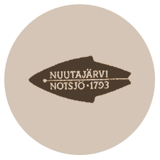 Nuutajärven lasin leimamerkintä: Nuutajärvi Notsjö 1793