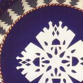 Arabia koristekuvio Snow Crystal