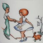 Arabia koristekuvio Åt en snäll flicka