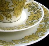 Arabia koristekuvio Keltakukka