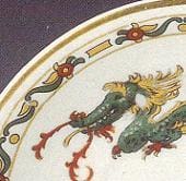 Arabia koristekuvio Lohikäärme