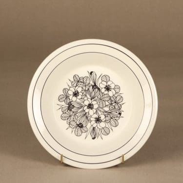 Arabia Krokus II lautanen, syvä, suunnittelija Esteri Tomula, syvä, serikuva