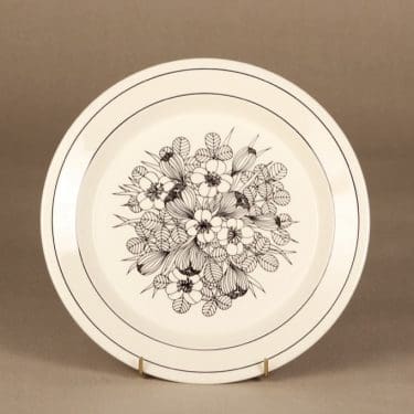 Arabia Krokus II lautanen, matala, suunnittelija Esteri Tomula, matala, serikuva