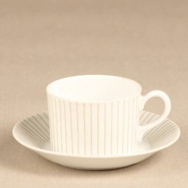 Arabia TH mocha cup, white, Kaj Franck
