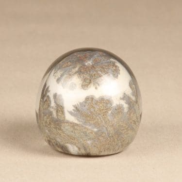 Nuutajärvi taidelasi, paperipaino, suunnittelija Oiva Toikka, paperipaino, signeerattu