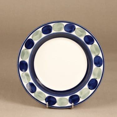 Arabia Nyyrikki lautanen, syvä, 2 kpl, suunnittelija Raija Uosikkinen, syvä, käsinmaalattu