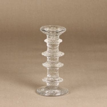 Iittala Festivo candlestick, 4 knots, designer Timo Sarpaneva, signed