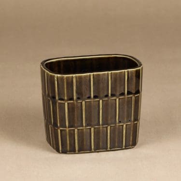 Arabia 386-2 maljakko, ruskea, suunnittelija Göran Bäck,