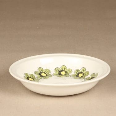 Arabia Primavera lautanen, syvä, suunnittelija Esteri Tomula, syvä, serikuva