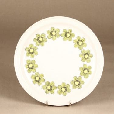 Arabia Primavera lautanen, matala, suunnittelija Esteri Tomula, matala, serikuva