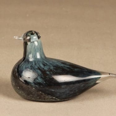 Nuutajärvi koristelintu, Yrityslintu Ekokem Oy:lle, suunnittelija Oiva Toikka, Yrityslintu Ekokem Oy:lle, signeerattu