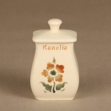 Arabia EB1 maustepurkki, Kanelia, suunnittelija , Kanelia, pieni, puhalluskoriste