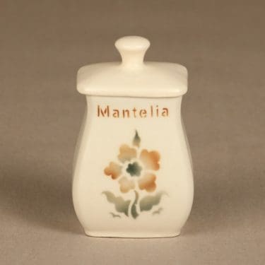 Arabia EB1 maustepurkki, Mantelia, suunnittelija , Mantelia, pieni, puhalluskoriste