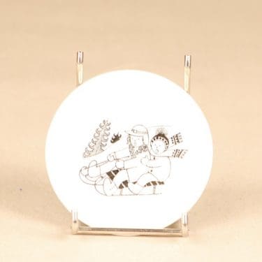 Arabia Harraste koristelautanen, pieni, suunnittelija , pieni, kuparipainokoriste