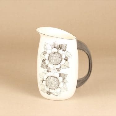 Finel Kukka kaadin, mustavalkoinen, suunnittelija Esteri Tomula,