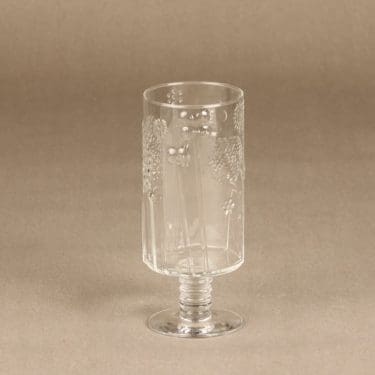 Nuutajärvi Flora olutlasi, 30 cl, suunnittelija Oiva Toikka, 30 cl