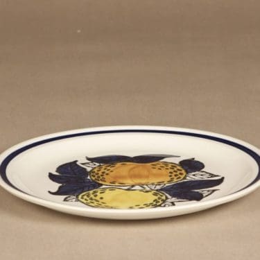 Arabia lautanen, matala, suunnittelija , matala, käsinmaalattu