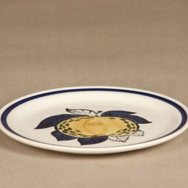 Arabia lautanen, matala, suunnittelija , matala, käsinmaalattu