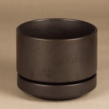 Arabia SN1 kukkaruukku, ruskea, suunnittelija Richard Lindt,