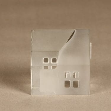 Iittala Iittalan kylä taidelasi, Postipojan Torppa, suunnittelija Jorma Vennola, Postipojan Torppa