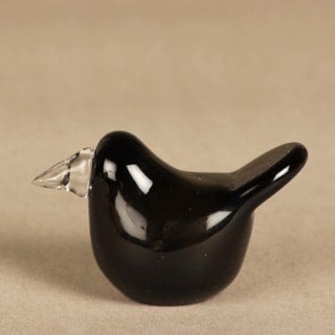 Nuutajärvi koristelintu, Sieppo, suunnittelija Oiva Toikka, Sieppo, signeerattu, Flycatcher