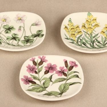 Arabi Botanica koristelaatta, pieni, 3 kpl, suunnittelija Esteri Tomula, pieni, serikuva