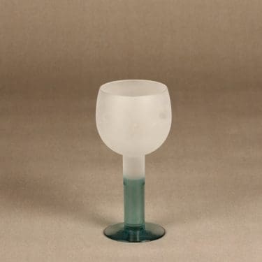 Iittala Mondo viinilasi, 20 cl, suunnittelija Kerttu Nurminen, 20 cl, huurrettu