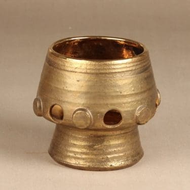 Savitorppa votive, designer Erkki Stenius, gilted, signed, hand drifted