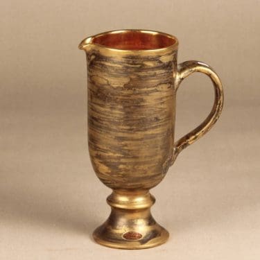 Savitorppa karahvi, suunnittelija Holger Granbäck, kullattu, signeerattu, käsindreijattu