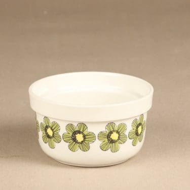 Arabia Primavera kulho, vihreä, suunnittelija Esteri Tomula, serikuva