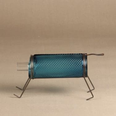 Nuutajärvi Billnäsin pinkoja taide-esine, suunnittelija Markku Salo, signeerattu, numeroitu