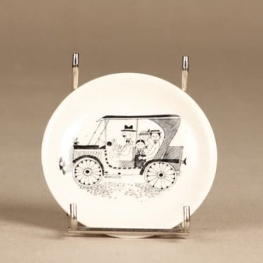 Arabia Harraste koristelautanen, pieni, suunnittelija Raija Uosikkinen, pieni, kuparipainokoriste