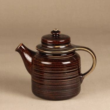 Arabia Mahonki teekaadin, 1,3 l, suunnittelija , 1,3 l, ruskea lasite