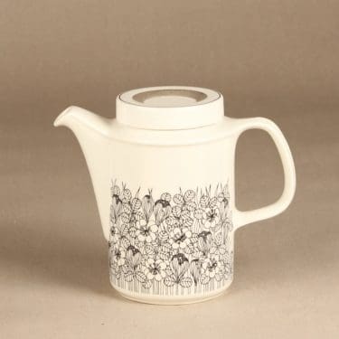 Arabia Krokus kahvikaadin, 1 l, suunnittelija Esteri Tomula, 1 l, serikuva