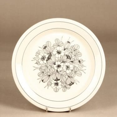 Arabia Krokus II lautanen, matala, suunnittelija Esteri Tomula, matala, serikuva