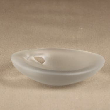 Iittala Hiiden kehto taide-esine, pieni, suunnittelija Timo Sarpaneva, pieni, hapotettu