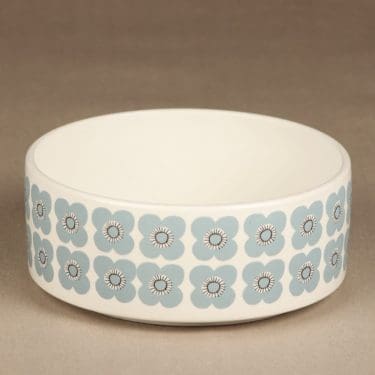 Arabia Veera kulho, siniharmaa, suunnittelija Esteri Tomula, retro