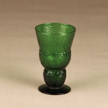 Nuutajärvi Fauna viinilasi, 25 cl, suunnittelija Oiva Toikka, 25 cl