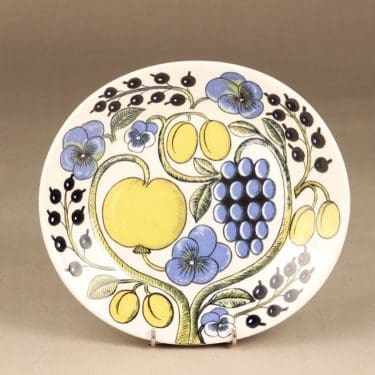 Arabia Paratiisi lautanen, soikea, suunnittelija Birger Kaipiainen, soikea