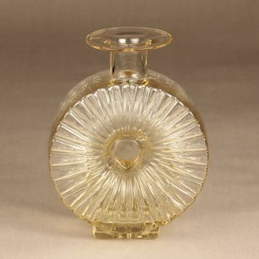 Riihimäen lasi Aurinkopullo koristepullo, ¾, suunnittelija Helena Tynell, ¾, suuri