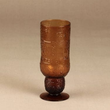 Nuutajärvi Fauna olutlasi, 40 cl, suunnittelija Oiva Toikka, 40 cl