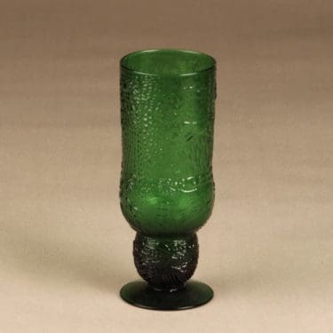 Nuutajärvi Fauna olutlasi, 40 cl, suunnittelija Oiva Toikka, 40 cl