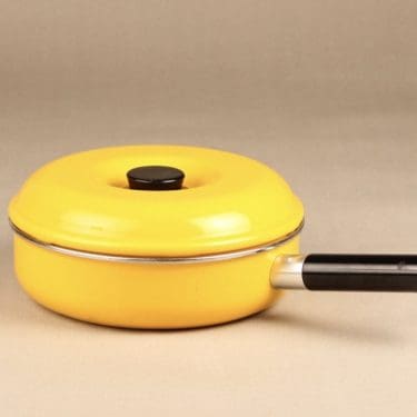 Finel Rondo kasari, keltainen, suunnittelija Leif Eriksson,