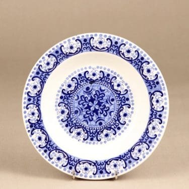 Arabia Ali lautanen, syvä, suunnittelija Raija Uosikkinen, syvä, kuparipainokoriste