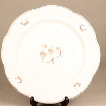 Arabia Terttu vati, pyöreä, suunnittelija , pyöreä, painettu koriste, art deco