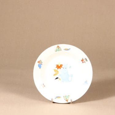 Arabia Muumi lautanen, syvä, suunnittelija Tove Jansson, syvä, serikuva