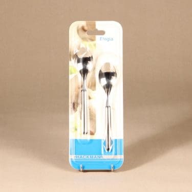 Hackman Elegia jälkiruokalusikka, käyttämätön, 2 kpl, suunnittelija Ahti Majuri,